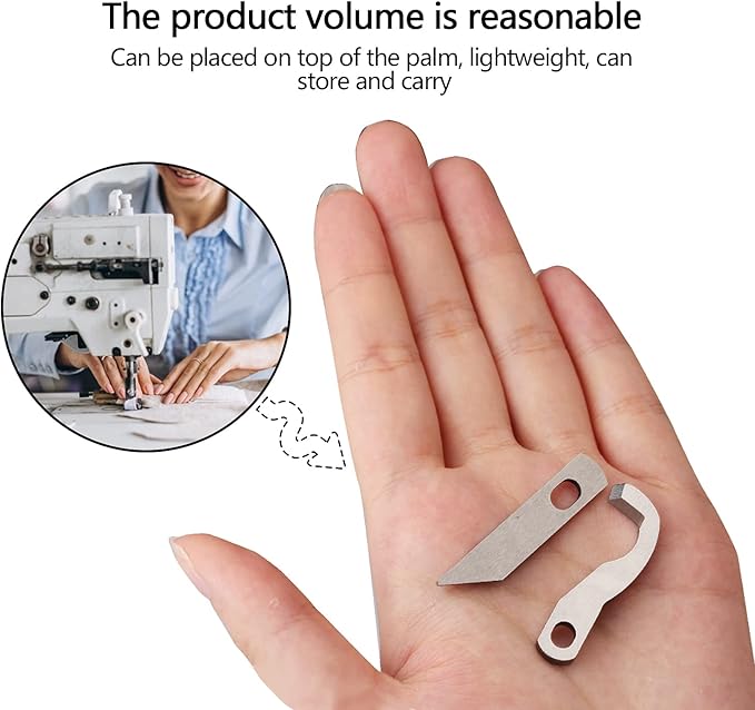 Brother Serger Blade for Brother 1034D Upper and Lower Knife X77683001 XB0563001-2PCS