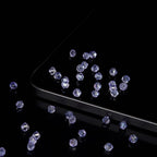 1100PCS 4mm Bicone Crystal Glass Beads for Jewelry Making, Sparkling Mini Beads for Suncatchers, DIY Bracelets & Craft Projects (Light Purple)