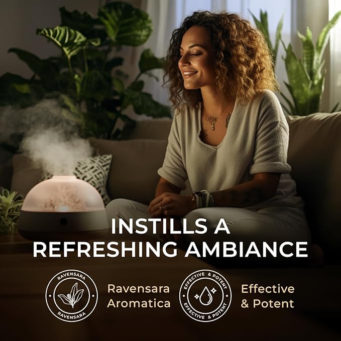 Gya Labs Ravensara Essential Oil - 0.34 Fl Oz - for Hair, Skin, Diffuser, Aromatherapy & DIY Candle Making Scent