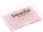 Rose Gold Plated Round Spacer Beads 2.5mm 500pcs for Jewelry Making Findings Non Tarnish