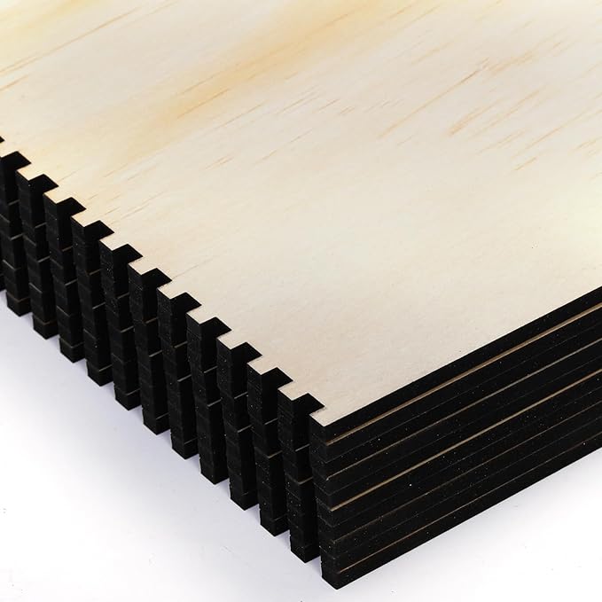 Tosnail 40 Pack 6.5 x 8.66 Inches Beginners Wooden Looms, Notched Weaving Loom for Adults, Darning Beading Boards, Basket Weaving Tools Kit for Crafts Project, Knitting, Sewing, Crochet