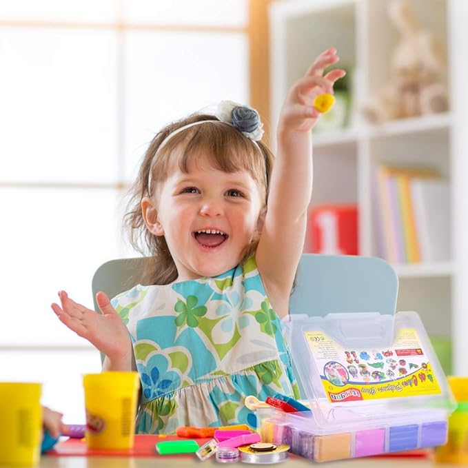 ifergoo Polymer Clay, Modeling Clay for Kids DIY Starter Kits, Oven Baked Model Clay, Non-Toxic, Non-Sticky, with Sculpting Tools, Ideal Gift for Children and Artists