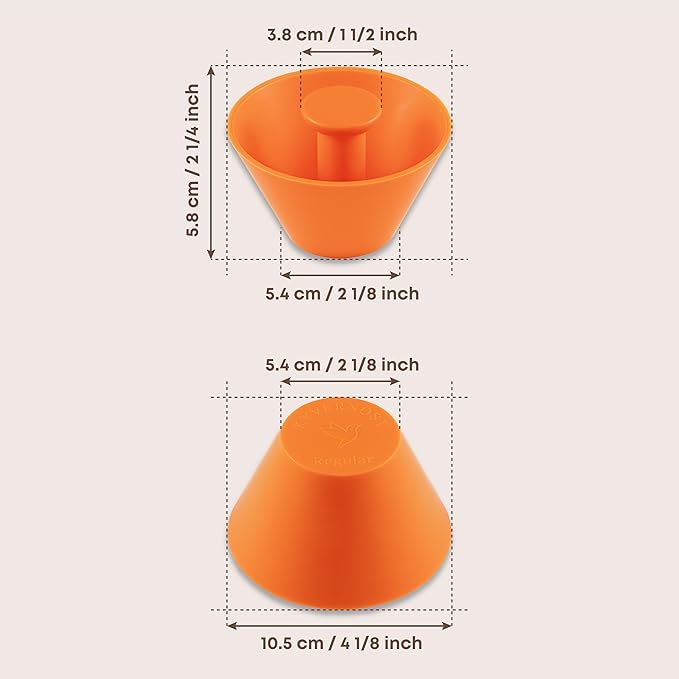 KYVERNOST Rim Cone Shaper for Pottery and Ceramics - Rim Cone Pottery Tool for Perfectly Smoother & Rounded Rims - Rim Shaping Cone for Pottery Artists and Hobbyists
