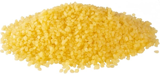 Natural Yellow Beeswax Granules (10-Pound) | Unrefined Pure Material for DIY Projects | Candle Making, Skin Care, Lip Balm, Soap Base | Organic Beeswax Pellets