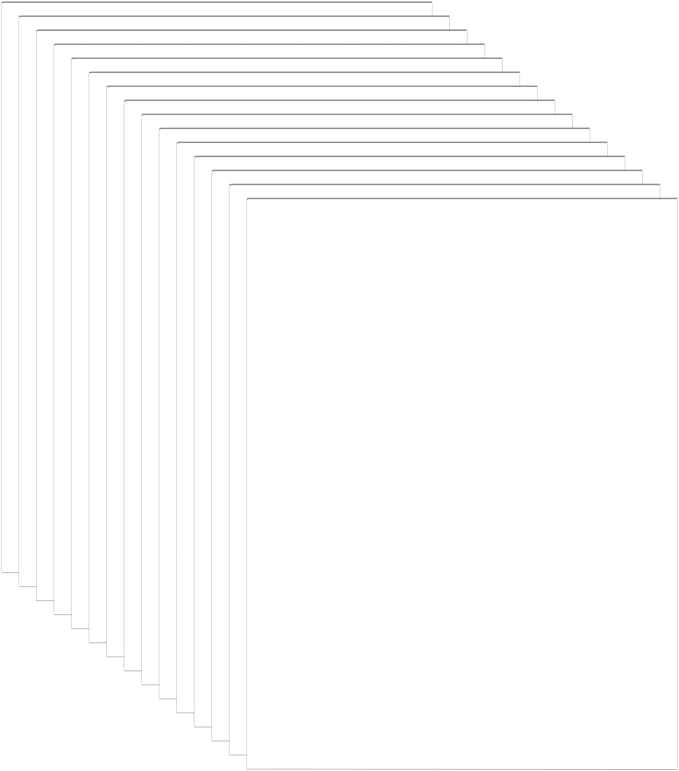 100 Sheets White Cardstock 8.5 x 11 Printer Paper, 75lb Heavyweight Certificate Paper Card Stock for Wedding, School Crafting, Memus, Making Cards, Business Cards, Invitations