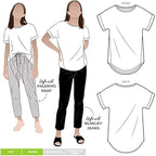 Style Arc Sewing Pattern - Teagan Knit Top (Sizes 04-16)