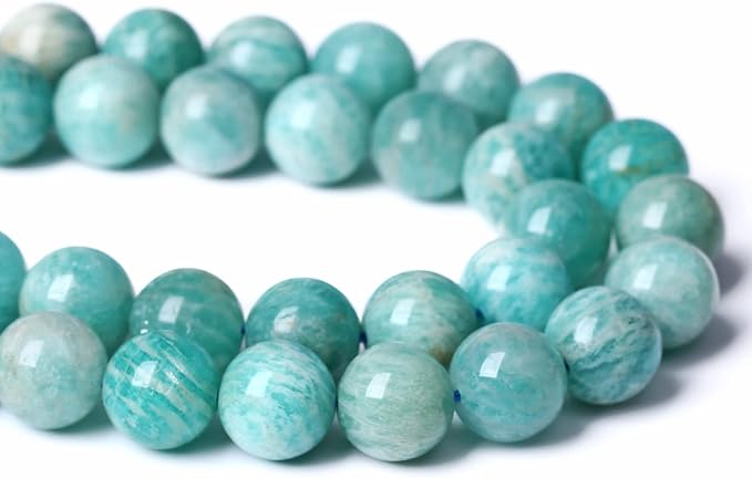 4MM 86PCS Natural Stone Amazonite Gemstone 2A Grade Crystal Loose Beads for Jewelry Making DIY Bracelet Necklace 1 Strand