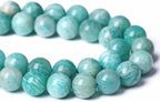 12MM 32PCS Natural Stone Amazonite Gemstone 2A Grade Crystal Loose Beads for Jewelry Making DIY Bracelet Necklace 1 Strand