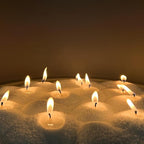 Niceme 100pcs ECO Wicks for Soy Beeswax Pearled Candles, 6” Pre-Waxed Candle Wick for Candle Making No Soot Steady Clean Burning Thick Candle Wick with Base