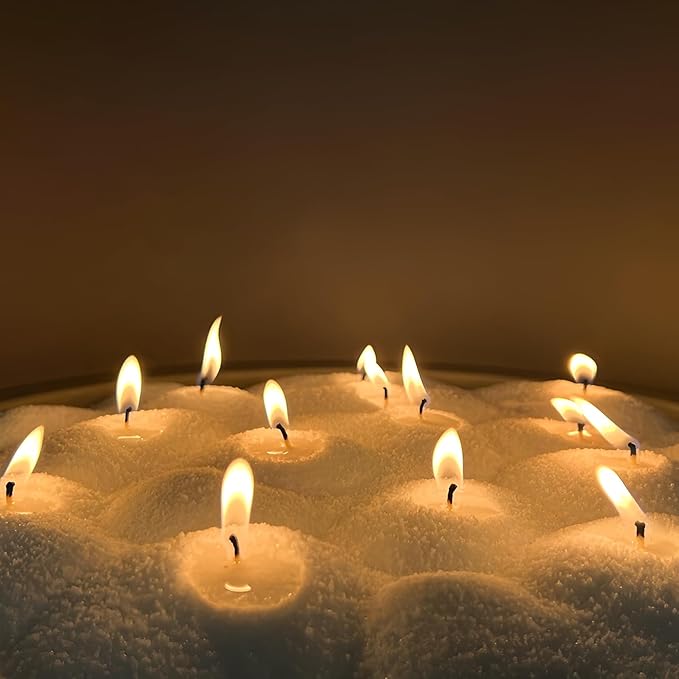 Niceme 100pcs ECO Wicks for Soy Beeswax Pearled Candles, 6” Pre-Waxed Candle Wick for Candle Making No Soot Steady Clean Burning Thick Candle Wick with Base