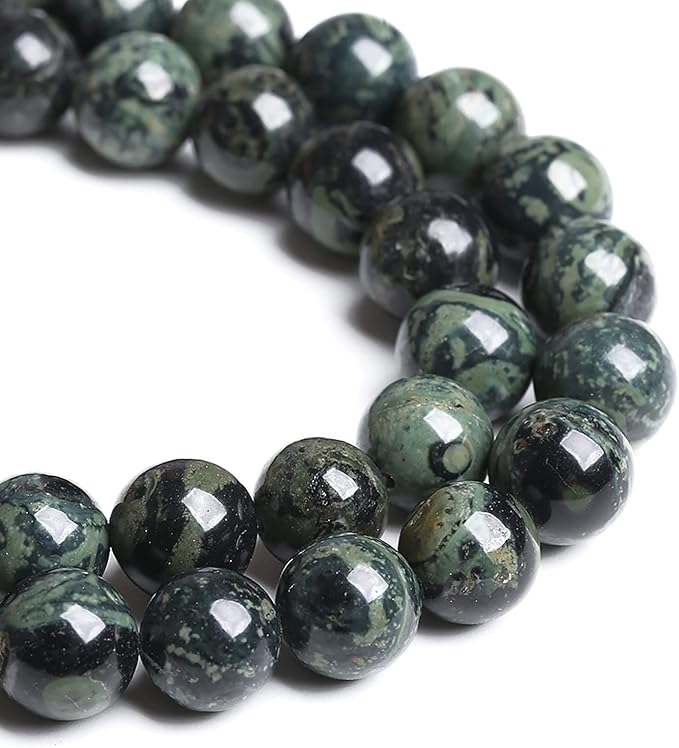 12MM 32PCS Natural Stone Kambaba Jasper Loose Beads for Jewelry Making DIY Bracelet Necklace