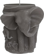 Elephant Cylinder Animal Resin Casting Silicone Mold for Home Decor & Candle Making Wave Spiral Mold