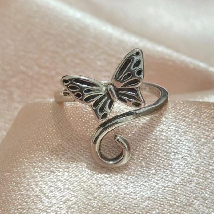 Namifin Crochet Ring for Fingure Adjustable Crochet Tension Ring Yarn Tension Rings Easy Crocheting Crochet Accessories Mother Grandma Thanksgiving Presents