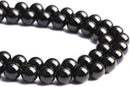 10MM 36PCS Natural Black Tourmaline Gemstone A Grade Beads for Jewelry Making DIY Bracelet Crystal 1 Strand
