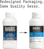 Liquitex Professional Gesso Surface Prep Medium, 237ml (8.0 oz), Clear