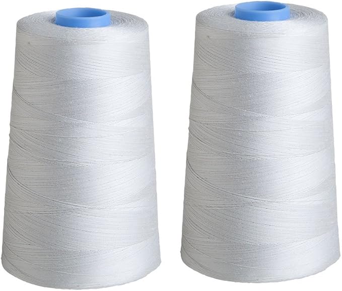 Connecting Threads Essential Cotton Thread 5000 Yard Cone Set of 2 (Silver)