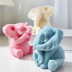 Elephant Resin Casting Mold - Animal Silicone Mold for Candle Making & Home Decor