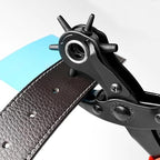 Leather Hole Punch,Belt Hole Puncher for Leather, Revolving Punch Plier Kit for Watches, Handbags, Punch Tool for Belts Diameter : 4.5/4 /3.5/3/2.5/2mm.