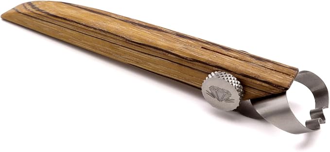 The Original DiamondCore Tools Handheld Extruder, Pottery Handle Making Tool, Clay Sculpting Tools, Slab Extruder Pottery Tool (R8 Double Line)