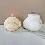 Cat Molds Teddy Cat Resin Mold - Resin Casting Silicone Molds for Home Decor & Candle Making Wave Spiral Mold