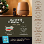 Gya Labs Silver Fir Essential Oil - 0.34 Fl Oz - for Hair, Skin, Diffuser, Aromatherapy & DIY Candle Making Scent