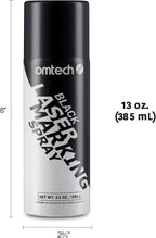 OMTech Laser Marking Spray, Metal Laser Marking Fluid for CO2 Laser Engravers, 4×13oz Aerosol Spray for Black Laser Engraving Metal, Laser Ink for Aluminum Stainless Steel Brass(4 Pack)