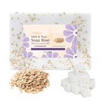 10LB Oatmeal soap base for DIY Handmade Soap making with Oatmeal Milk, Melt and Pour for Crafting and Making, Vegan, Easy to Cut