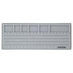 Beadalon 20 Inch Straight Bead Board - Perfect Jewelry Making Supplies for Designing Bracelets, Beading & Jewelry Making Tool with Flocked Surface for Bead Organization