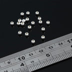 925 Sterling Silver Round Beads 4mm 20pcs for Jewelry Making Findings