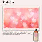PHATOIL J'admire Fragrance Oils for Aromatherapy, 3.38FL.OZ Diffuser Oils for Home, Perfect for Aromatherapy, Humidifiers, Yoga, DIY Candle and Soap Making - 100ml