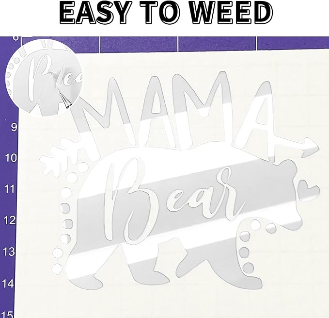 Glossy White Permanent Vinyl, 12" x 12 FT Vinyl with Cricut Cutting Machine - Lya Vinyl Glossy White Adhesive Roll for Mug, Cup, Window & Home Decal