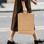 Deluxe Art Supplies 27 Pieces Art Set with Tabletop Easel, 12 Colors Acrylic Paint, 10 Paint Brushes, 3 Canvas Panels, Palettes