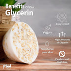 Primal Elements Jojoba Oil Soap Base - Moisturizing Melt and Pour Glycerin Soap Base for Crafting and Soap Making, Easy to Cut - 5 Pound