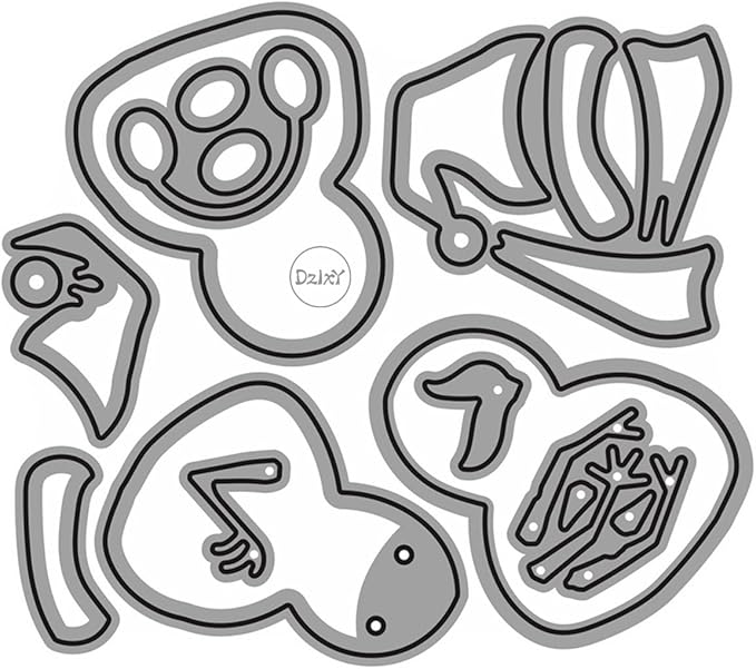 DzIxY Christmas Snowman Hat Metal Cutting Dies for Card Making Kit Embossing Paper Die Cuts Scrapbook Machine Stencils Storage Pockets Supplies