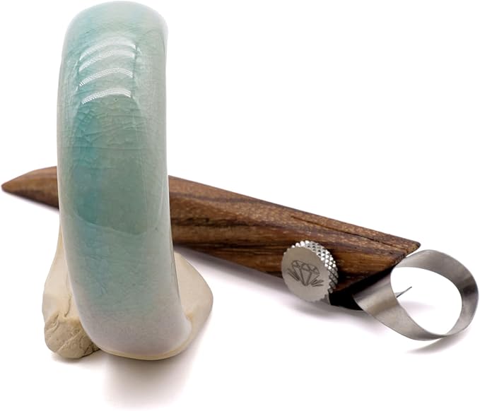 The Original DiamondCore Tools Handheld Extruder, Pottery Handle Making Tool, Clay Sculpting Tools, Slab Extruder Pottery Tool (R6 Oval)