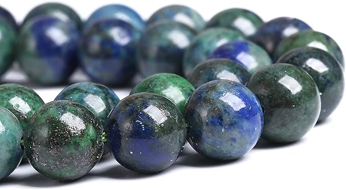 4MM 88PCS Natural Stone Lapis Chrysocolla Loose Beads for Jewelry Making DIY Bracelet