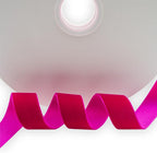 Nylon Single Face Velvet Ribbon,1 Inch X 25 Yards Spool (Shocking Pink)