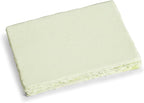 Wanderings Thick Handmade Deckled Edge Cotton Paper - Cold Pressed Texture - Paint, Watercolor, Drawing, Writing, Cards, Invitations, Menus, Save The Date, Arts and Crafts, 25 Pack Green 300gsm, 5x7