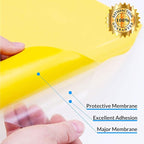 HTV Yellow Heat Transfer Vinyl Rolls 12 Inch by 8feet Roll Iron on DIY for T-Shirt Easy to Cut & Weed for Heat Vinyl Design Glossy (8Ft, Yellow)