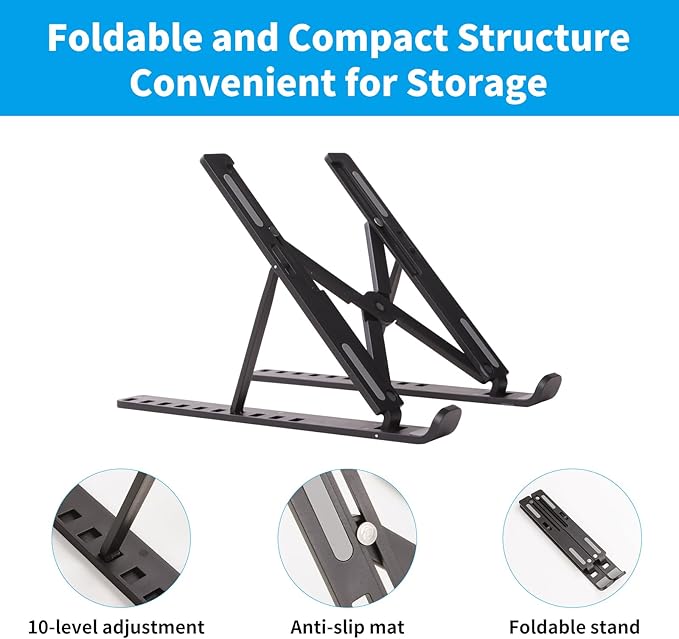 A3 Light Pad with Foldable Stand, UL Certified Adapter, 8000 Lux Super Bright Ultra Thin Pad for Cricut Weeding Vinyl, Artist Drawing Light Box/Board/Table for Tracing, Sketching - Black