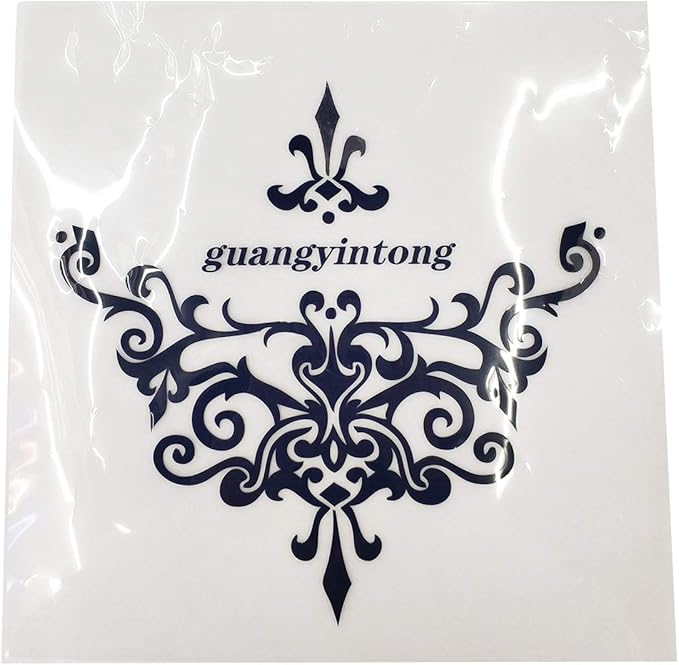 Guangyintong Heat Transfer Vinyl - 12" x 10ft Iron On Vinyl for T-Shirts, Matte Surface HTV for All Cutter Machines Easy to Cut & Weed for DIY Designs
