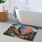 Latch Hook Kits for Kids DIY Rug Crochet Yarn Kits for Adults Tapestry Kits Home Decor Kits with America Flag Printed Needlework Doormat Creative Gift Home Decoration 20 X 15 Inch (Hot Air Balloon)