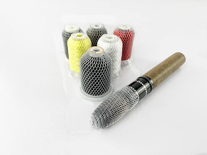 100pcs Thread Net Spool Saver for Different Sizes of Embroidery Sewing Quilting and Serger Thread Spools/Cones (6x1CM)