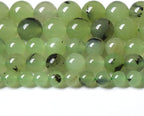 6MM 60PCS Natural Stone Prehnite Jade Loose Beads for Jewelry Making DIY Bracelet Necklace