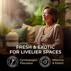 Gya Labs Lemongrass Essential Oil - 0.34 Fl Oz - for Hair, Skin, Diffuser, Aromatherapy & DIY Candle Making Scent