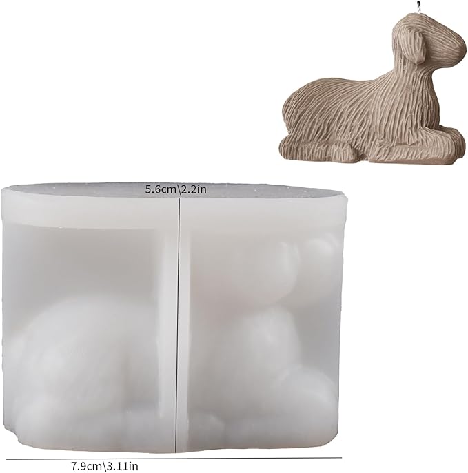 Nativity Scene Molds - Jesus, Maria, Angel & Nativity Designs - Resin Casting & Silicone Molds for Candle Making & Home Decor Wave Candle Mold