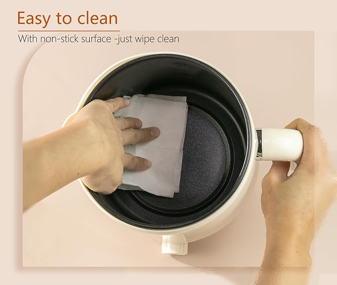 Aroparc Wax Melter for Candle Making Large 1.8L/60oz Electric Wax Melting Pot with Pouring Spout, Non-Stick Easy to Clean & Keep Warm - Wicks, Wick Stickers, Centering Tools, Spoon