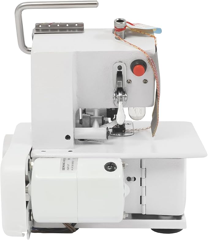Four-thread Overlocking Machine,Professional Serger Sewing Machine,Max Sewing Speed: 1200 Stitches/min,Needle Pitch: 2.5-3.2mm/0.1-0.13in,for Cotton,Silk,Denim