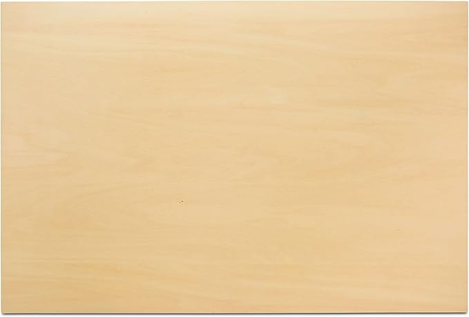 Large Birch Painting Panel 24 x 36 x 1-1/2-inch, Pack of 2 Wood Canvas Boards for Painting, Blank Signs for Crafts, by Woodpeckers