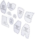 Memory Bear Sewing Pattern, 12 inch DIY Quilting Templates, Acrylic Material for Teddy Bear Making